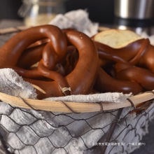 零添油德国碱水面包代餐碱水结健康早餐德国结河北手撕面包一月