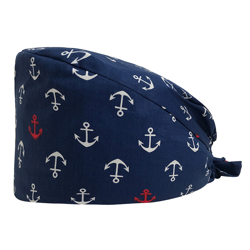 Nuevo Gorro de Enfermera para UCI con Lindos Estampados, Algodón Puro, Gorro de Cocina, Odontología, Belleza y Medicina, Unisex, en Existencia.