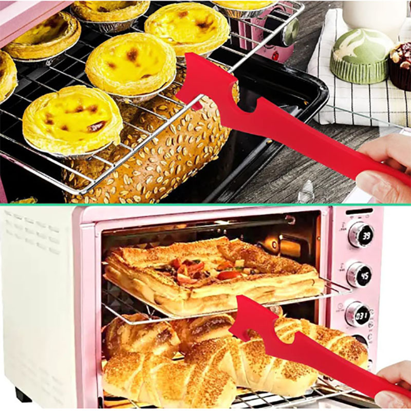 Oven push-pull tool para horno Toolspan para cocina multifunción push-pull bar sin planchar push-pull