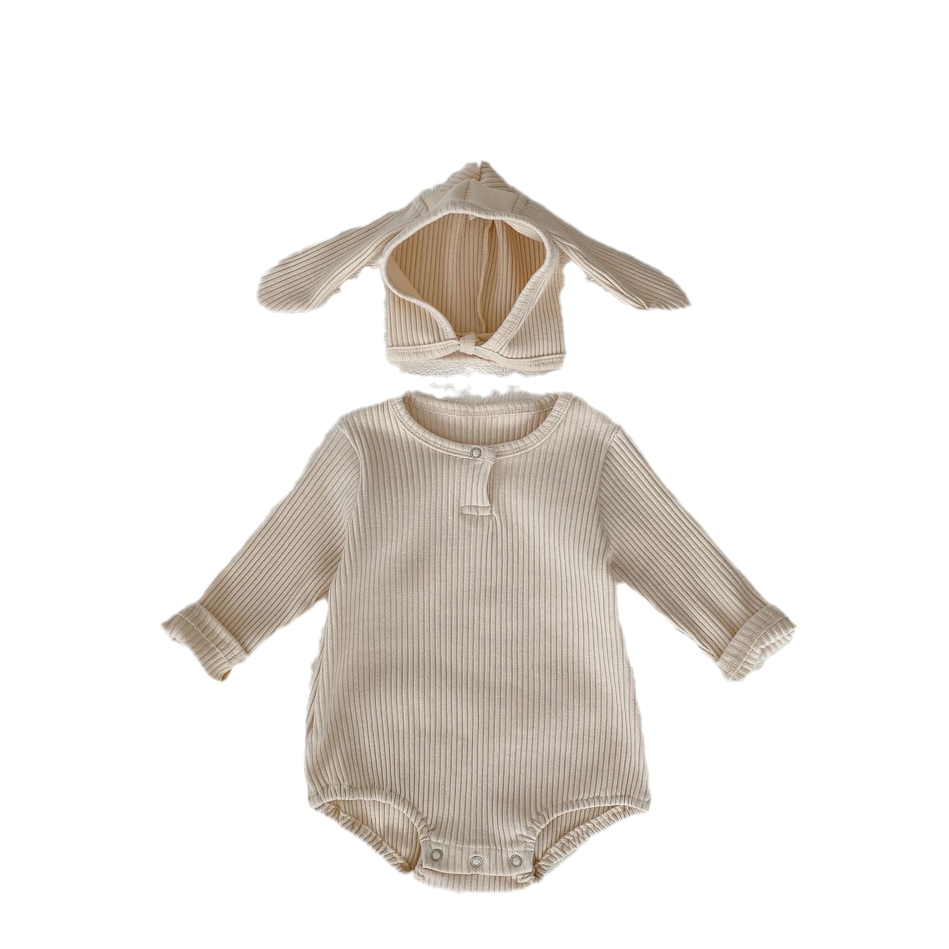 2024 Herbst Mädchen Baby Pit Krawatte Rundhals Langarm Hoodie Overall Dreieck Kletteranzug mit Hut inklusive_voghion.com