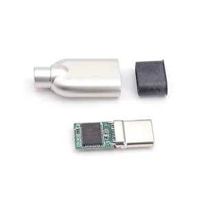 TYPEC декодирование звука цифровой разъем ALC5686 DIY кабель для наушников маленький хвост металлический корпус чип Realtek