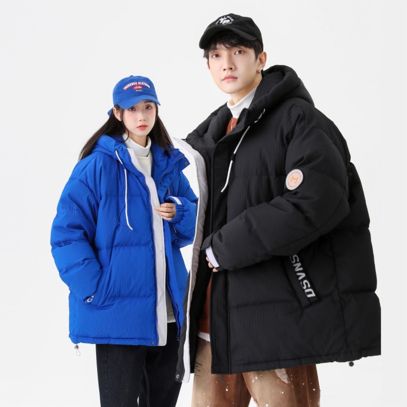 Chaqueta acolchada de algodón para hombres populares otoño e invierno abrigo de pan con capucha ropa para hombres 2023 nueva chaqueta acolchada de algodón caliente de moda chaqueta de tablero ligero