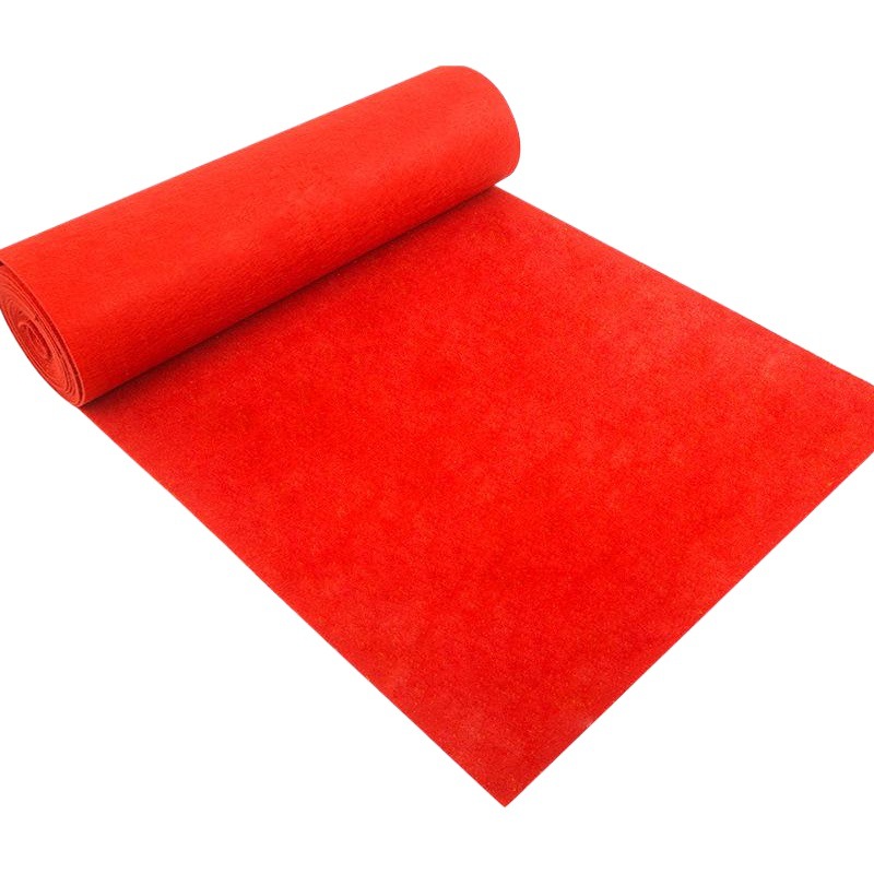 Carpet Manufacturer Wedding Disposable Wedding Red Carpet Thickeneded Floor Mat Celebration Exhibition Wedding Event Red Carpet
