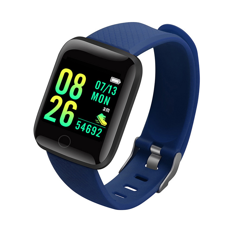 電子スマートウォッチ、スポーツブレスレット、カラースクリーン、携帯電話への接続、メッセージプロンプト、歩数計、Bluetoothリマインダー、心拍数、血圧|undefined