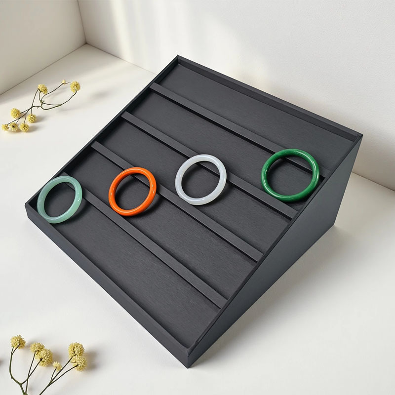 Dual-Purpose Ladder 5-Layer Glasses Display Rack Sloped Trapezoidal Buddha Amulet Display Rack Live Broadcast Multi-Layer Belt Head Display Rack