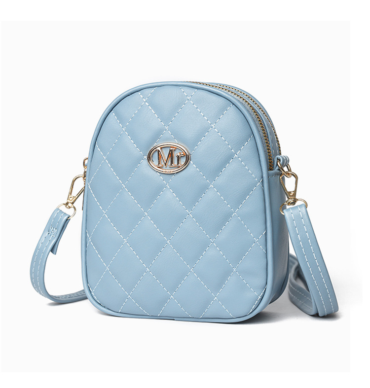 Portafogli per telefono in pelle PU leggera per donna Mini borse a tracolla anti-acqua Borse a tracolla alla moda Piccole borse per cellulari Portafogli_voghion.com