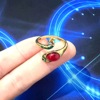 Retro three dimensional ring, accessory, simple and elegant design, wholesale