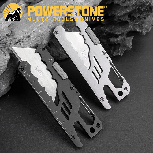 Multifunctional utility knife EDC tool stainless steel DIY paper planting knife creative multifunctional box opener box opener wholesale