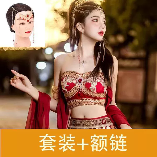 Dunhuang suit + forehead chain