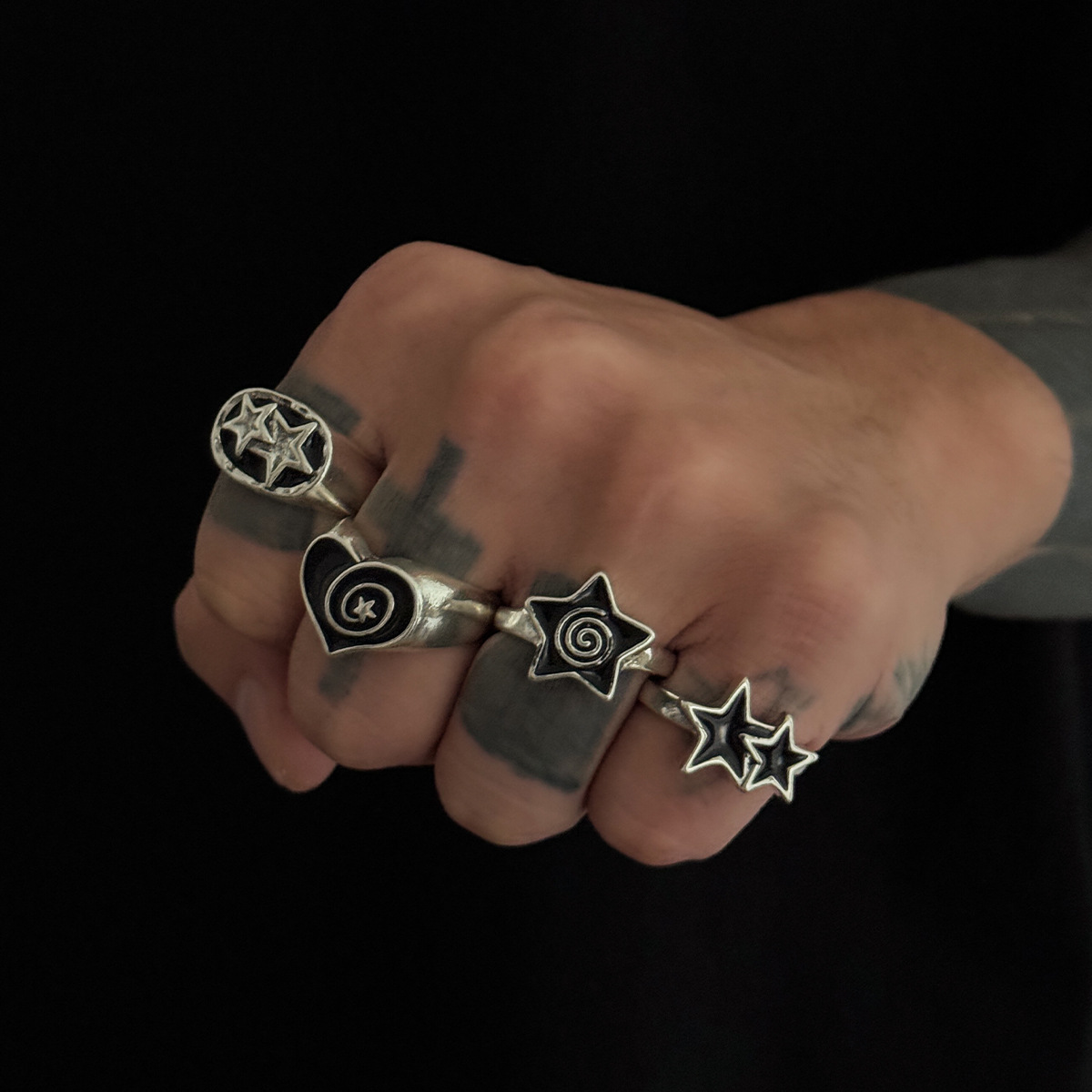 Minimalistischer Herrenring Aus Edelstahl Für Alltag Und Freizeit_voghion.com