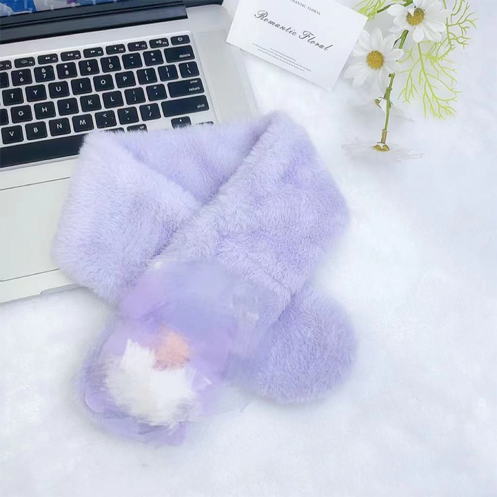 2 # 보라색 쿨리 미 스카프