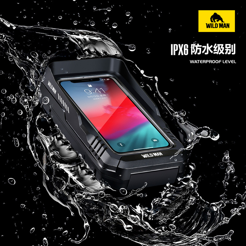 Hombre salvaje bicicleta bolsa cáscara dura bicicleta mango teléfono móvil pantalla táctil soporte impermeable caja transfronteriza montar accesorios de equipo