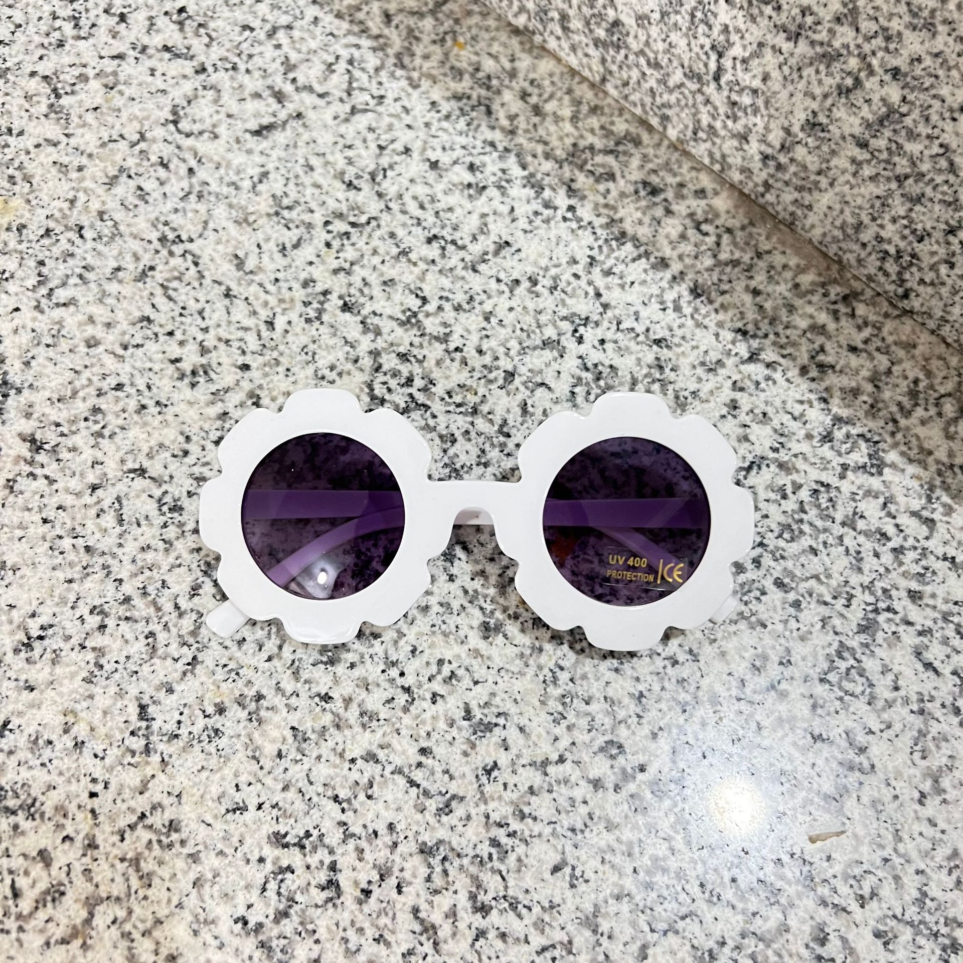 Retro Round Ac Round Frame Full Frame Kids Sunglasses display picture 2