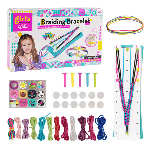 Children's DIY Friendship Friendship Bracelet Loom Toy Elastic Cord Bracelet Making Set