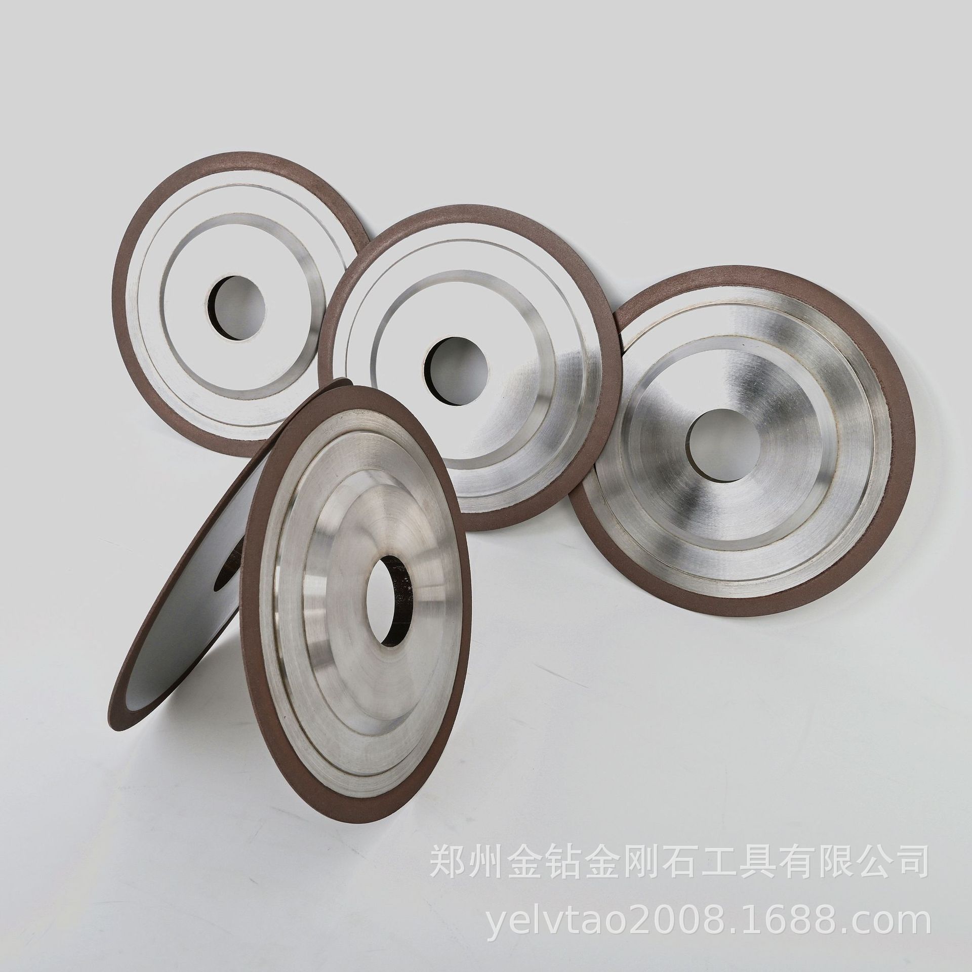 金钻 3A1硬质合金专用单边加强砂轮片 金刚石树脂砂轮