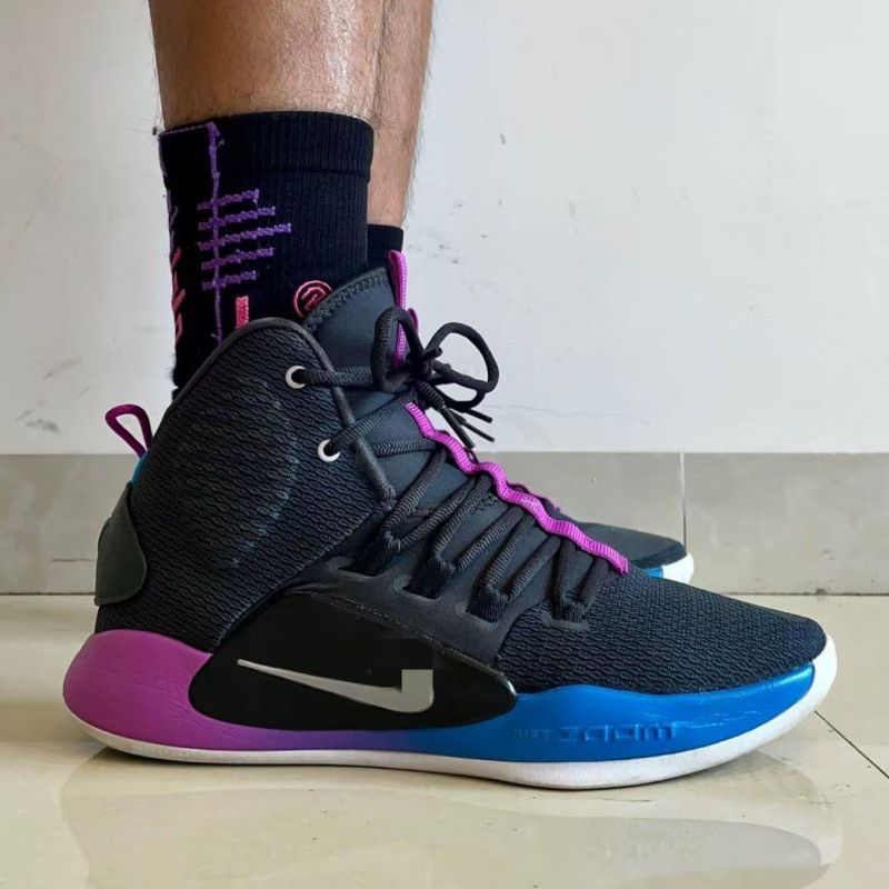 Putian Basketball Shoes High-Top Practical Basketball Shoes Hyperdunk X Joint North Carolina Blue Men's Shoes Breathable Non-Slip Shoes Putian Basketball Shoes High-Top Practical Basketball Shoes Hyperdunk X Joint North Carolina Blue Men's Shoes Breathable Non-Slip Shoes