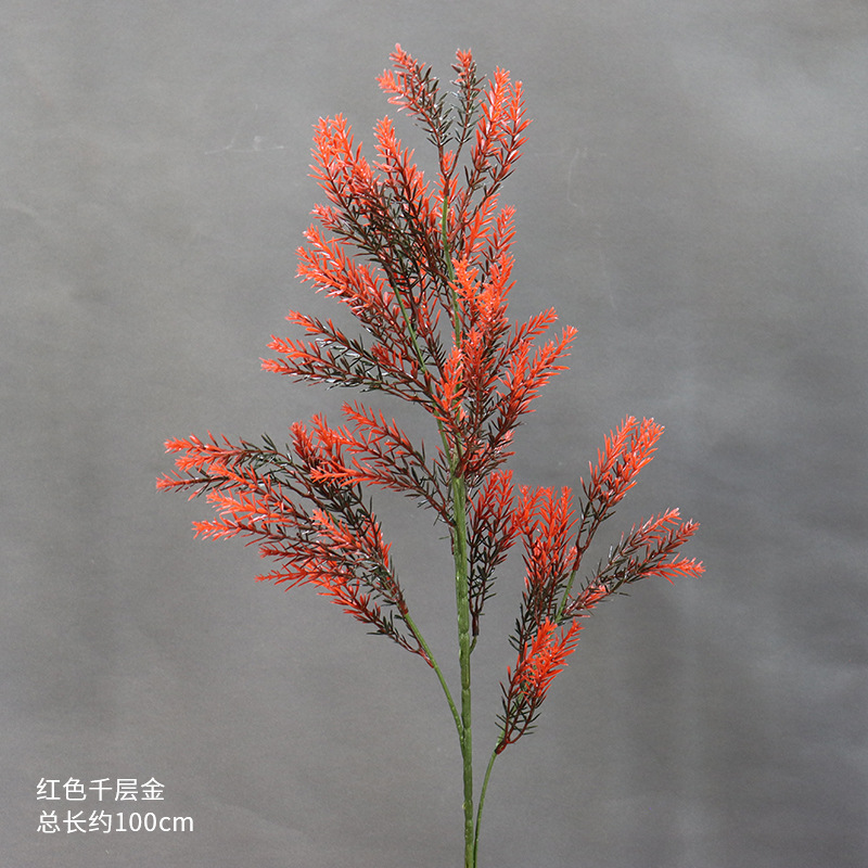 붉은 천 겹의 금 가지