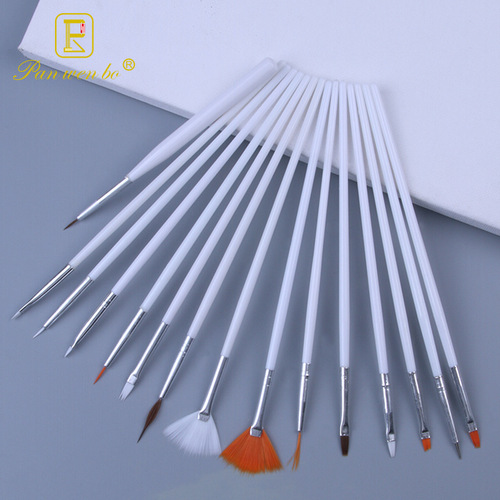 Art painting outline pen wholesale border pen watercolor acrylic brush nail art 15-piece tool set widely used 