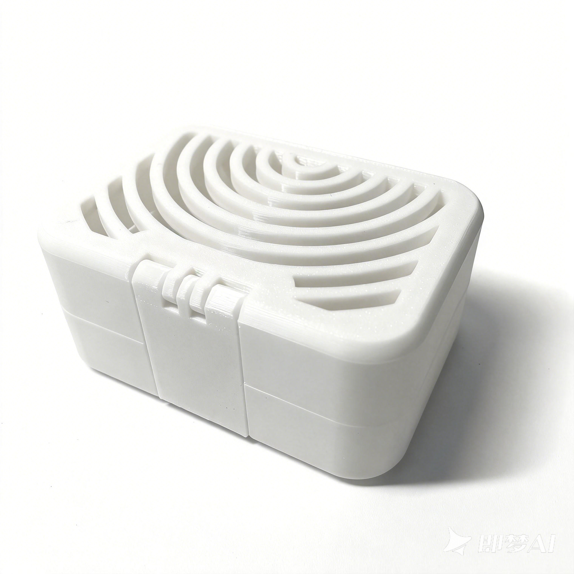 3D-Printed Modern Minimalist Car Fragrance Box, Effectively Removes Odors and Freshens the Car Interior, Compatible with Solid Soap and Balm
