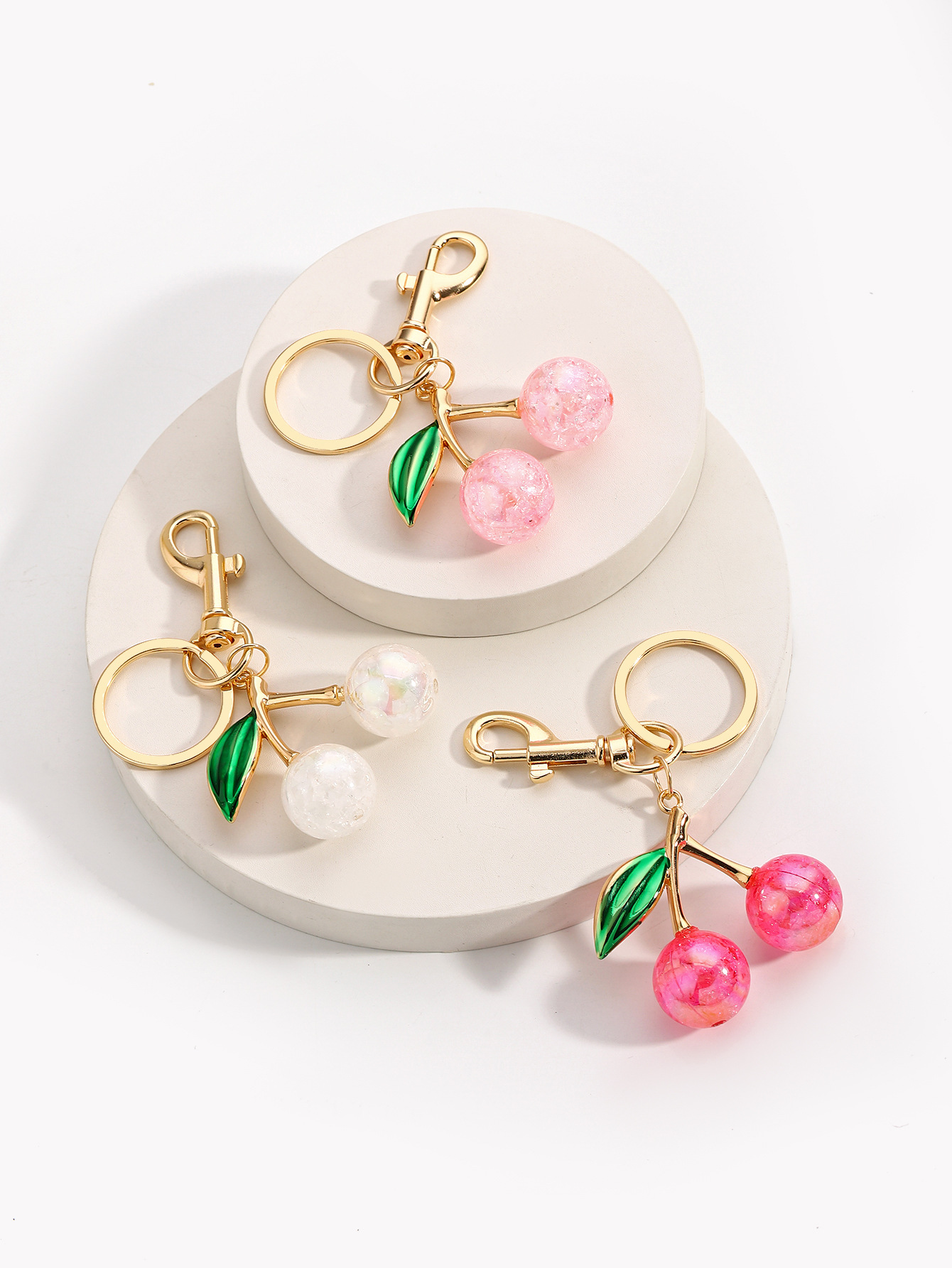 1 Piece Resin Cherry Bag Charms display picture 3