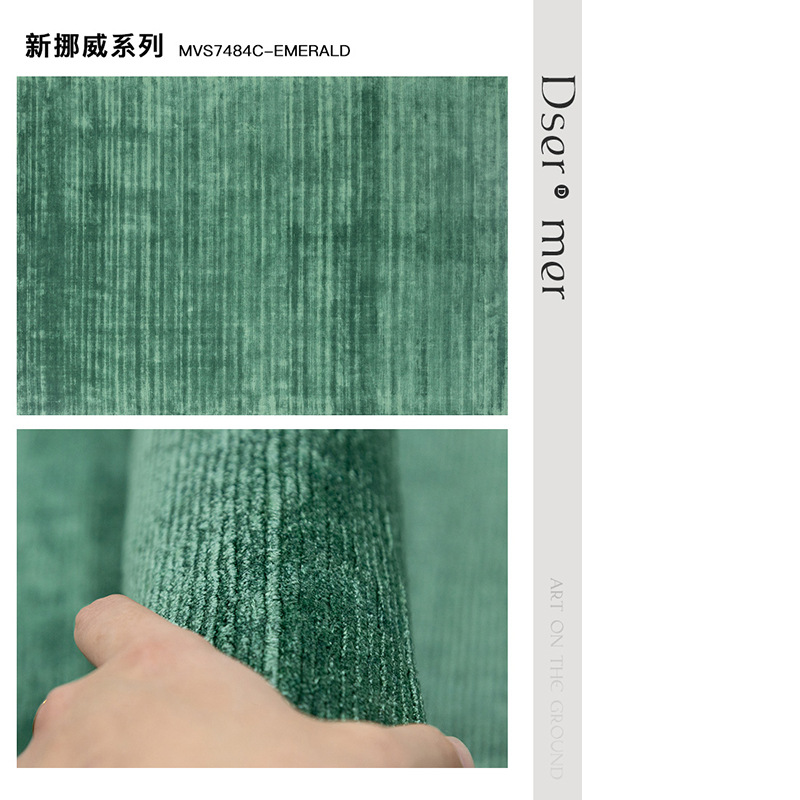 Nueva alfombra tejida a mano sala de estar fácil de cuidar alfombra de cama de dormitorio India importación pesada alfombra mercerizada