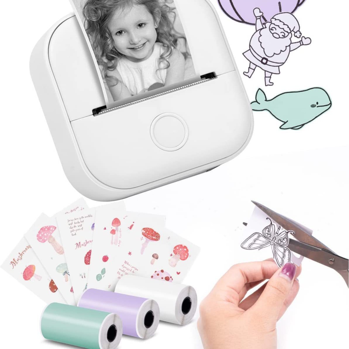 White gift box (including white, green and purple consumables)