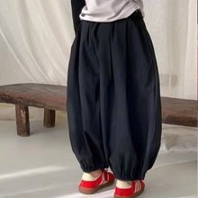 女童灯笼裤2025秋季新款中大童韩版百搭宽松休闲束脚裤儿童长裤潮