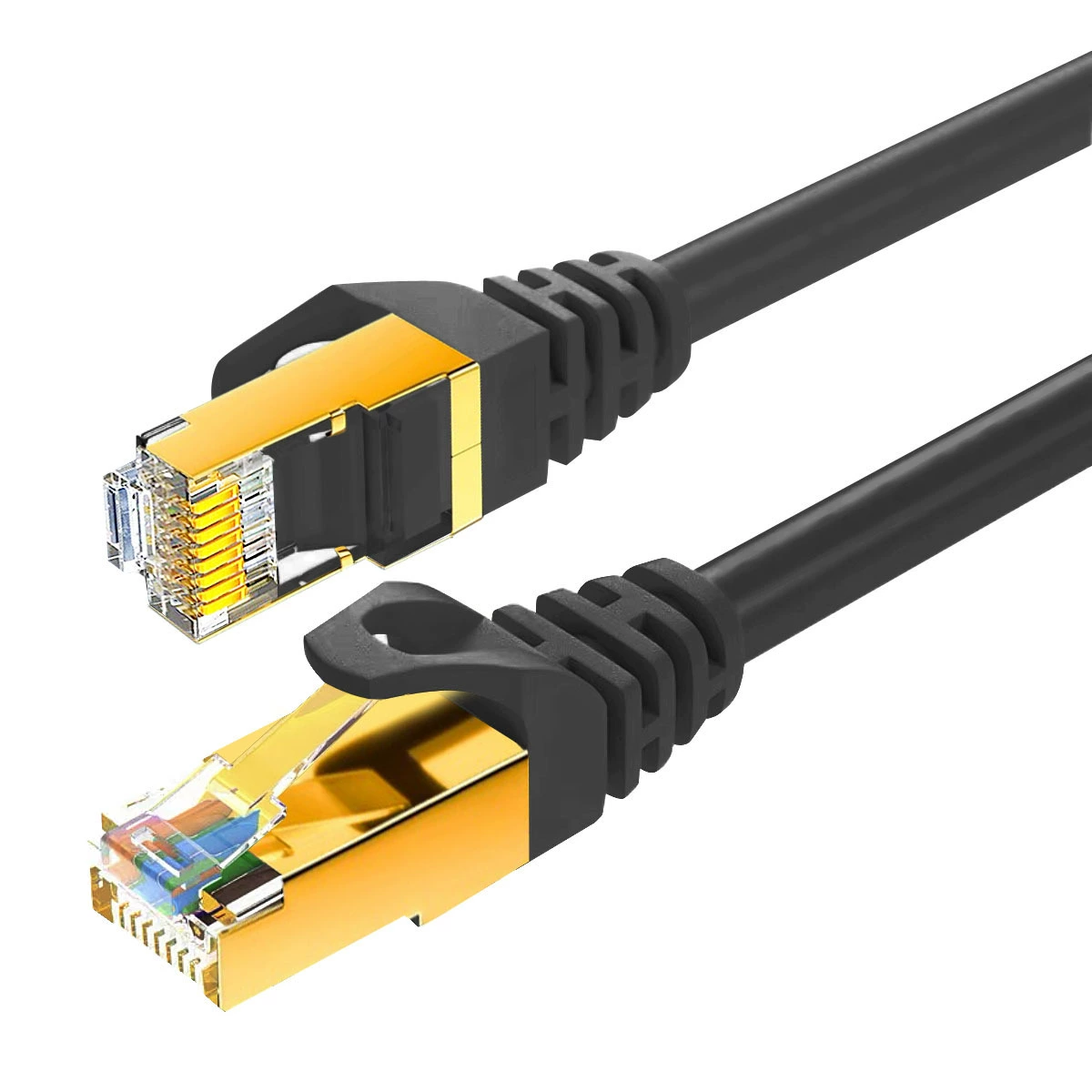 Восемь типов сетевых кабелей 10 000 гигабитных компьютерных залов инженерные сетевые провода витая пара компьютерных маршрутизаторов CAT8 готовых производителей перемычки