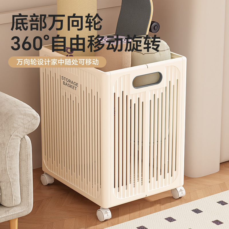ヨガマット収納バスケット、車輪付き、家庭用整理ボール、バドミントンラケット収納バスケット、フィットネス機器収納ラック|undefined