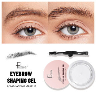 Cross-Border Makeup Pudaier Eyebrow Shaping Gel Eyebrow Styling Cream Long-Lasting Stereo Styling Eyebrow Cream Eyebrow Gel