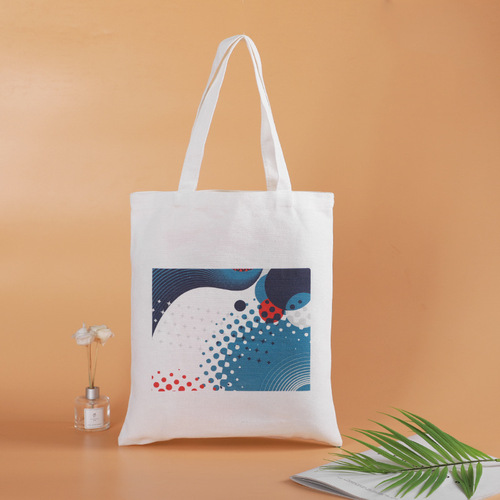 Cashmere canvas bag gift exhibition advertising 100% cotton dyed tote bag DIY student cotton bundle bag