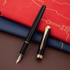 Hero pen 850 iridium gold pen and ink set note paper business office gift metal ink pen can be engraved