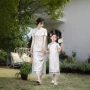 亲子日常新款改良母女装