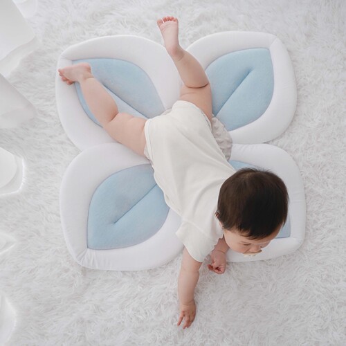 New creative style cute baby bath mat newborn petal baby bath mat sunflower cushion cushion