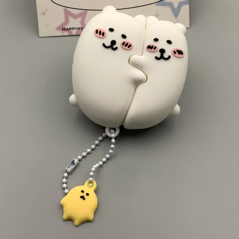 Airpods4 funda protectora 2024 funda para auriculares para dibujos animados de silicona para Apple bluetooth funda de silicona ins linda 4ta generación