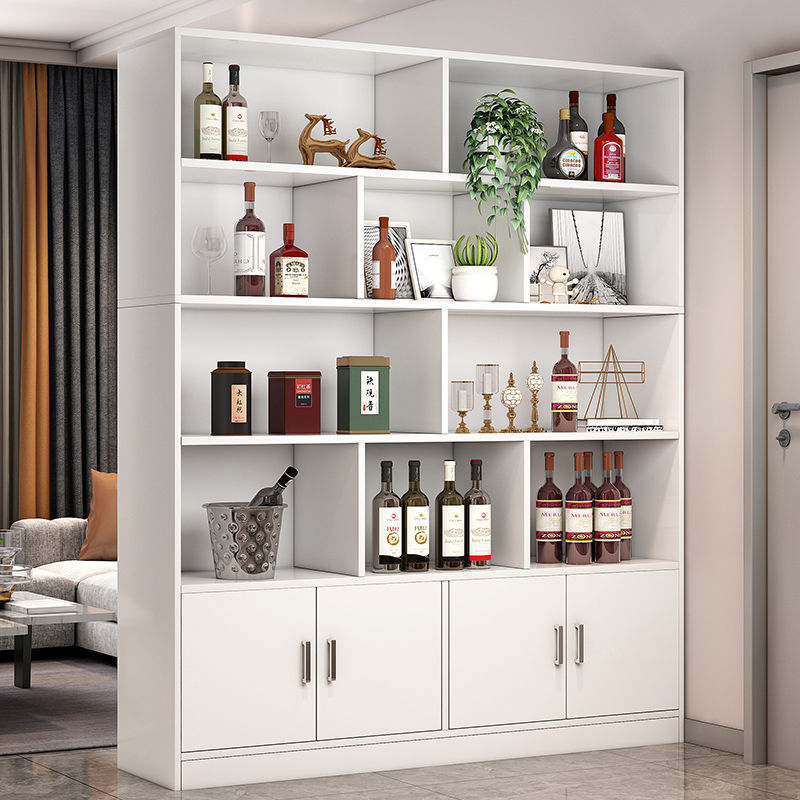 Wine Cabinet for Home Use, Living Room Entryway Cabinet, Partition Cabinet, Simple Display Cabinet, Foyer Wine Display and Storage Cabinet