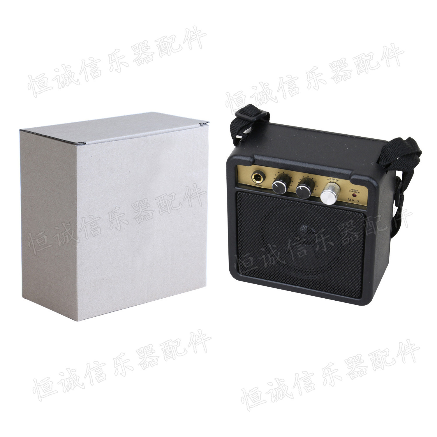 Venta caliente transfronteriza altavoz de guitarra 5W mini altavoz de guitarra MA-5 amplificador de guitarra mini 5 vatios altavoz