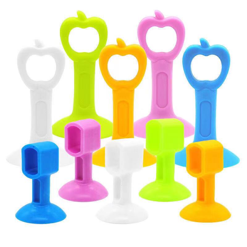 Silicone door suction non-perforated door barrier door anti-collision artifact door stopper toilet toilet door rear suction cup fixed Silicone door suction non-perforated door barrier door anti-collision artifact door stopper toilet toilet door rear suction cup fixed