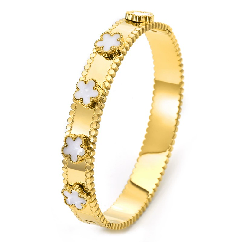 ("Cross-border trading"), trend waterproof universal bracelet stainless steel, 18 carat