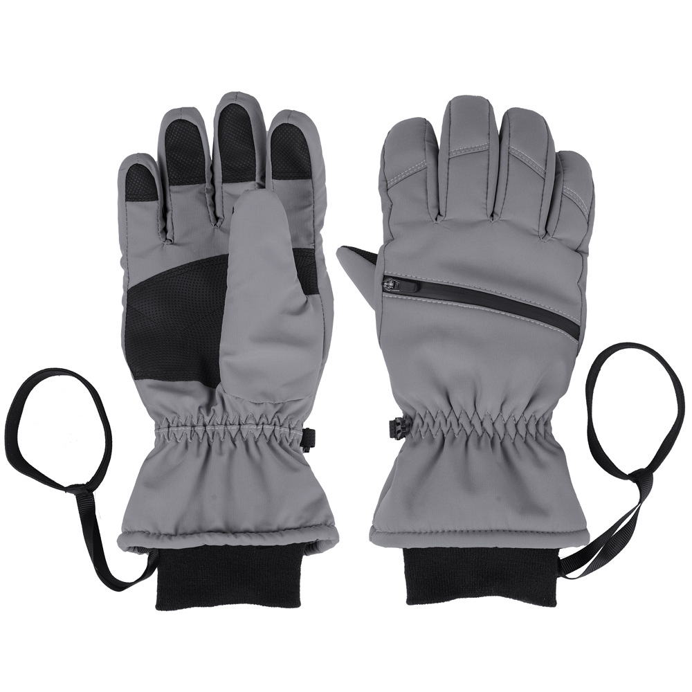 Gants de ski d'hiver unisexes professionnels à cinq doigts pour écran tactile, imperméables, coupe-vent, gants chauds d'équitation en plein air pour hommes et femmes_voghion.com