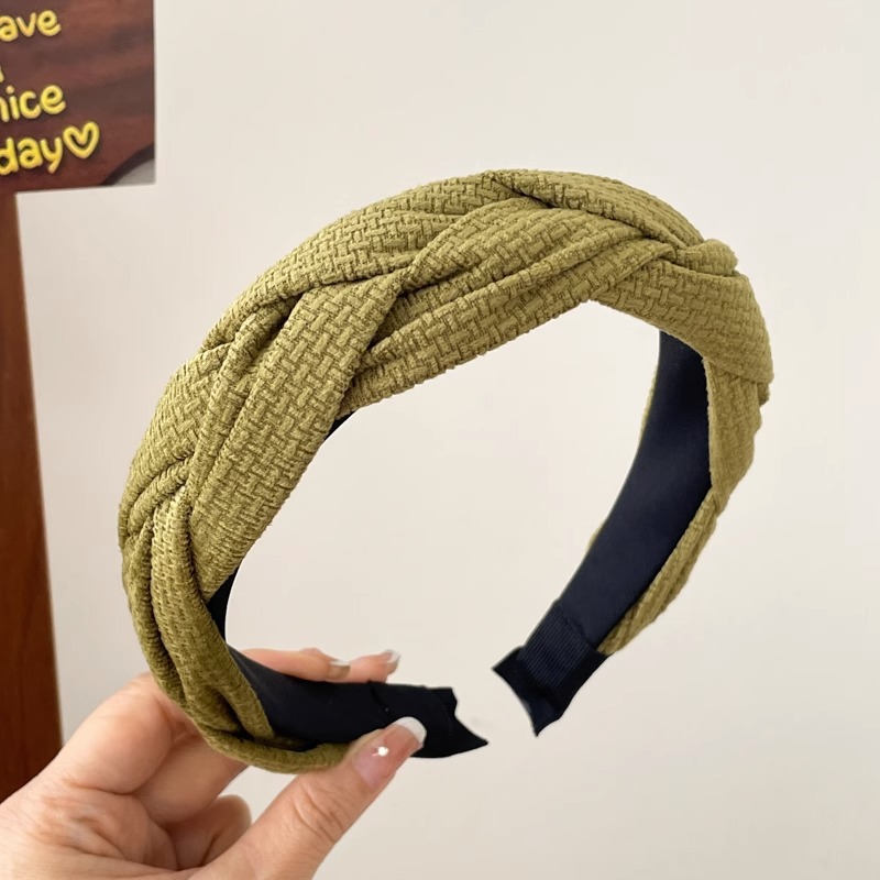 Maillard diadema para mujer todo fósforo cabello prensado cabeza alta diadema 2025 nuevo temperamento horquilla torque paquete de cabello tocado