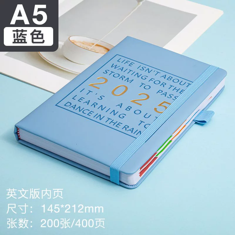 Laptop Cross-border 2025 Schedule 365 Day Notepad Planner Planner Amazon Calendar