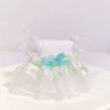 Green gauze skirt