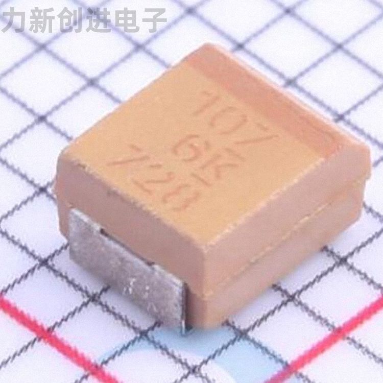 T491B107M006AT描述100uF(107) ±20% 6.3V 钽电容