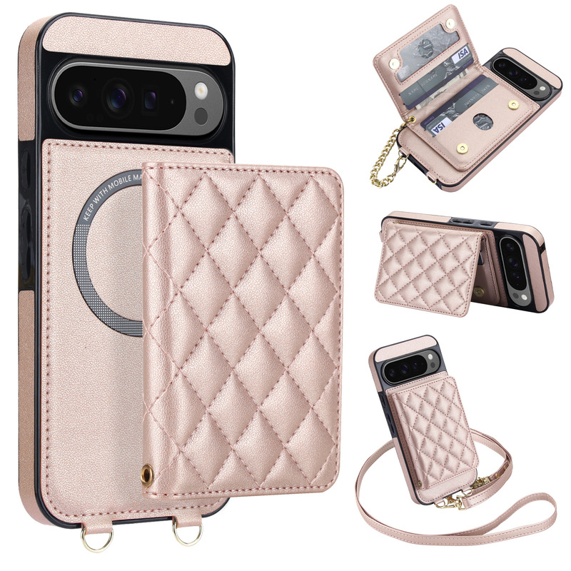 Suitable for Google Pixel 10Proxl 2-in-1 Wireless Charging Phone Case 9A/8 Card Holder Protective Leather Case