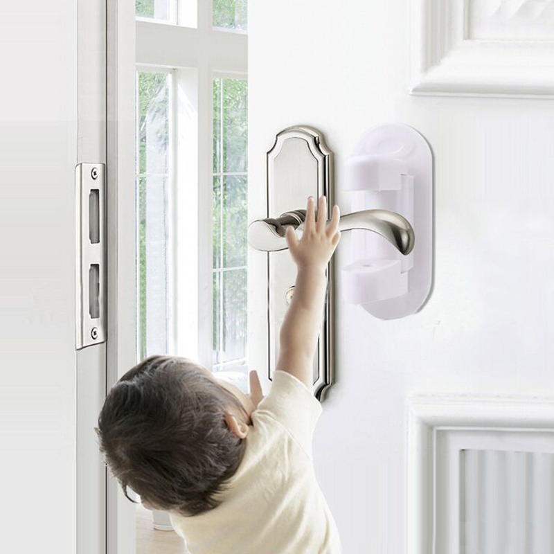 White children's protective protection lock