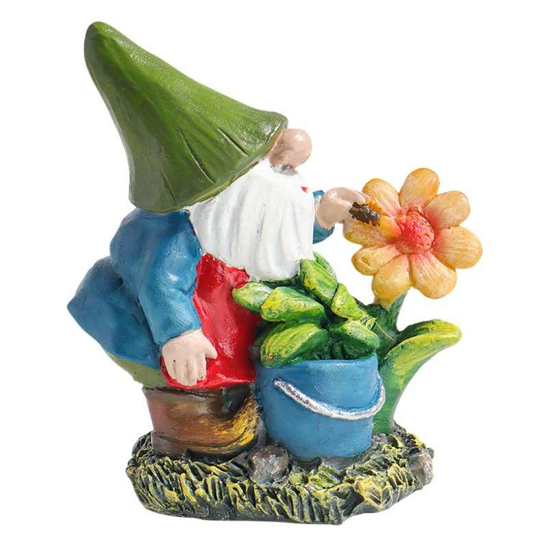Садовое микро-ландшафтное украшение Смола динозавр цветок фея эльф мини-горшок украшение сада DIY Ландшафтный реквизит