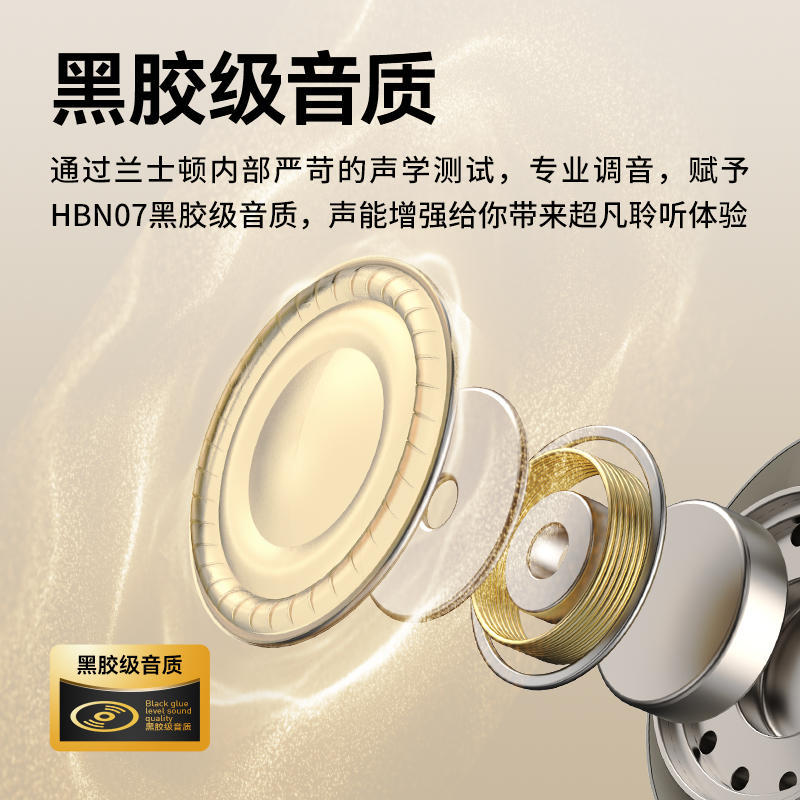 Los nuevos auriculares Bluetooth ANC con cancelación activa de ruido de LANTON HBN07 Auriculares Bluetooth estéreo de 360 °