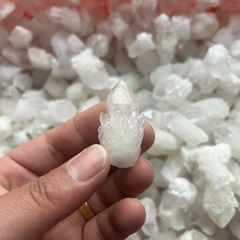 天然白水晶結晶クラスタパイナップル結晶中堅結晶歯