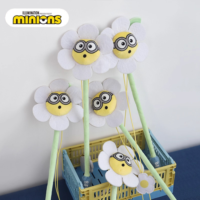 minions小黄人|雏菊Bob自嗨解闷小猫猫咪玩具Tim熊逗猫棒猫玩具|undefined
